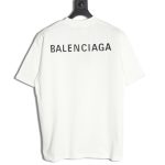 Balenciaga Letter Print Logo Short Sleeve