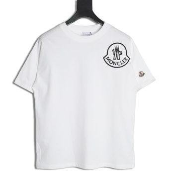 Moncler chest embossed logo print short sleeves