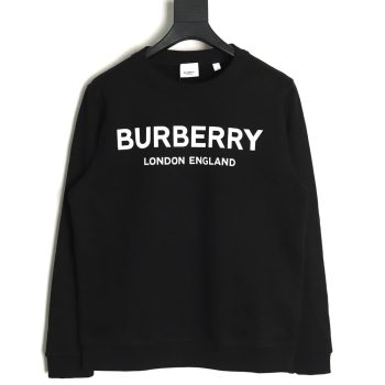 Burberry classic letter print crew neck sweatshirt tsk1