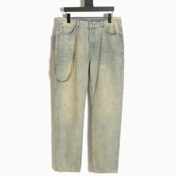 MARGIELA Distressed fanny pack jeans