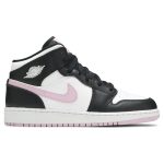 AIR JORDAN 1 MID GS 'WHITE LIGHT ARCTIC PINK'