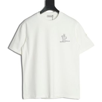 Moncler laminated logo short sleeve