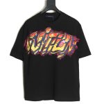 Louis Vuitton flame lettering print short sleeves TSK1