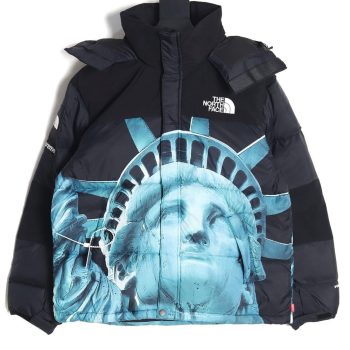 The North Face x Supreme joint Statue of Liberty down jacket