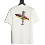 Burberry War Horse Surf Skate Print Short Sleeve T-Shirt