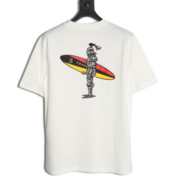 Burberry War Horse Surf Skate Print Short Sleeve T-Shirt