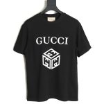 Gucci 24ss three-dimensional block print T-shirt TSK1