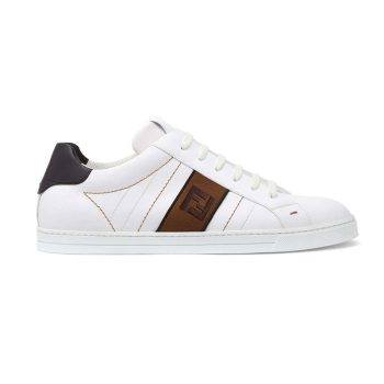 Fendi Sneakers White leather low-tops