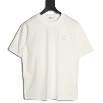 Dior classic CD embroidered letter short sleeve