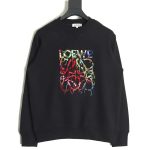 Loewe Hand-cranked tassel embroidered sweatshirt