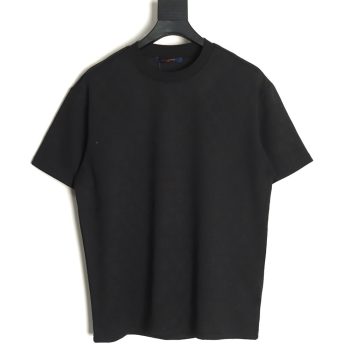 Louis Vuitton all over printed old flower dark pattern jacquard short-sleeved T-shirt TSK1