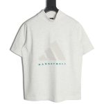 Adidas Basketball Silicone Short Sleeve T-Shirt
