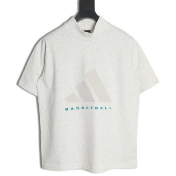 Adidas Basketball Silicone Short Sleeve T-Shirt
