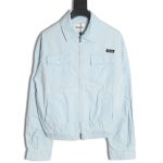 Miu Miu double pocket belted jacket