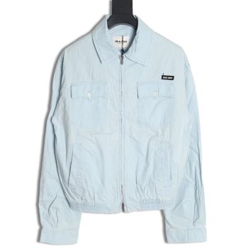 Miu Miu double pocket belted jacket