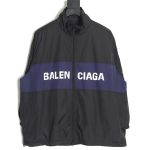 Balenciaga patchwork slogan windbreaker jacket TSK1