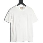 Gucci embossed logo crew neck short sleeves