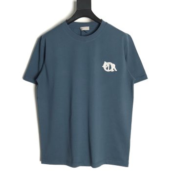 Dior four-color embroidered chapter letter T-shirt TSK2