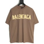 Balenciaga Tape Print Short Sleeve T-Shirt TSK2