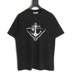Prada Classic Anchor Triangle Print Round Neck T-Shirt TSK1
