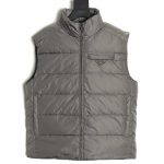 Prada classic triangle logo down vest
