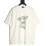We11 Done Colorful Phantom Bear Print Short Sleeve T-shirt