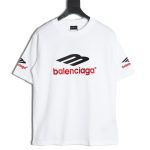 Balenciaga 3M embroidered letters washed short sleeves