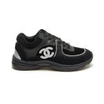 Chanel Multicolor Velvet and Leather CC Low Top Sneakers