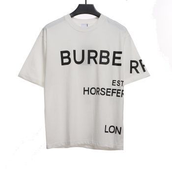 Burberry HORSEFERRY letter print short sleeves CM2