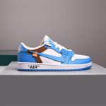 OFF-WHITE X AIR JORDAN 1 LOW 'UNC' CUSTOM
