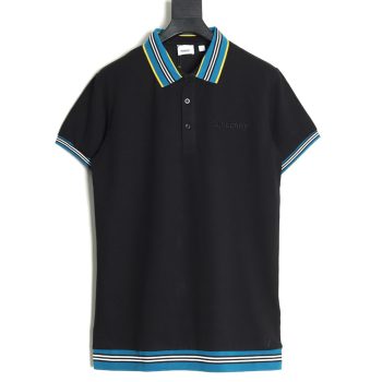 Burberry Striped Threaded Polo Short Sleeve TSK1