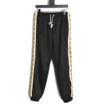 Gucci classic side double G reflective tape trousers
