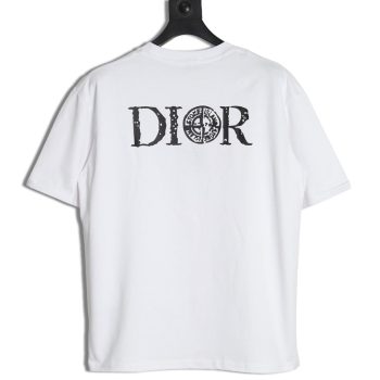 Dior & Stone Island crosshair print short-sleeved T-shirt