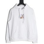 Burberry deer logo digital print hoodie