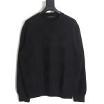 Louis Vuitton 22SS chest pin checkerboard knitted sweater
