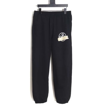 OWOFF WHITEOFF-WHITE OW yellow tape trousers