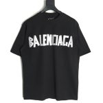 Balenciaga Tape Print Short Sleeve T-Shirt TSK9