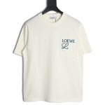 Loewe Pocket Logo Embroidered Short Sleeve T-Shirt