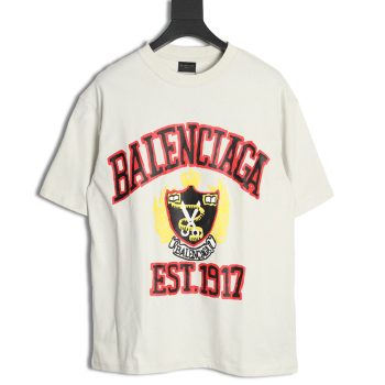 Balenciaga Scissors foam print short sleeves