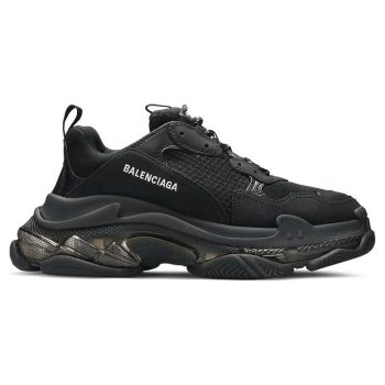 BALENCIAGA TRIPLE S 'CLEAR SOLE BLACK'
