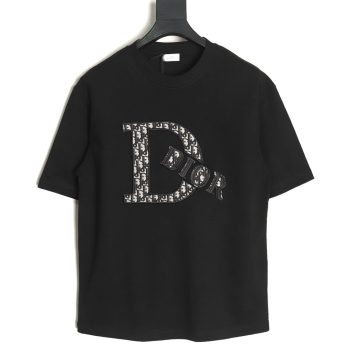 Dior presbyopia appliqué letter short sleeves TSK1