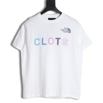 THE NORTH FACE x CLOT Guanxi same letter print short sleeve TSK1