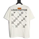 Louis Vuitton Back Checkerboard Short Sleeve T-Shirt