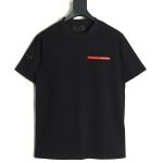 Prada classic red silicone trim short sleeves TSK1