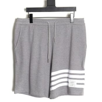 Thom Browne ripple waffle shorts