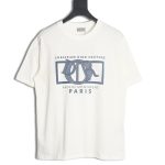 Dior patch embroidered lettering short sleeves