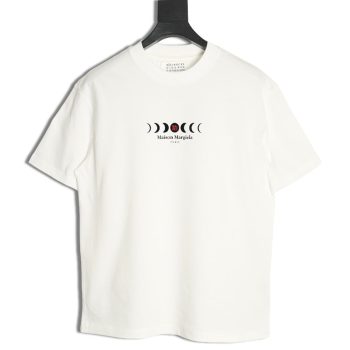 Maison Margiela Moon Phase Round Neck Short Sleeve T-Shirt