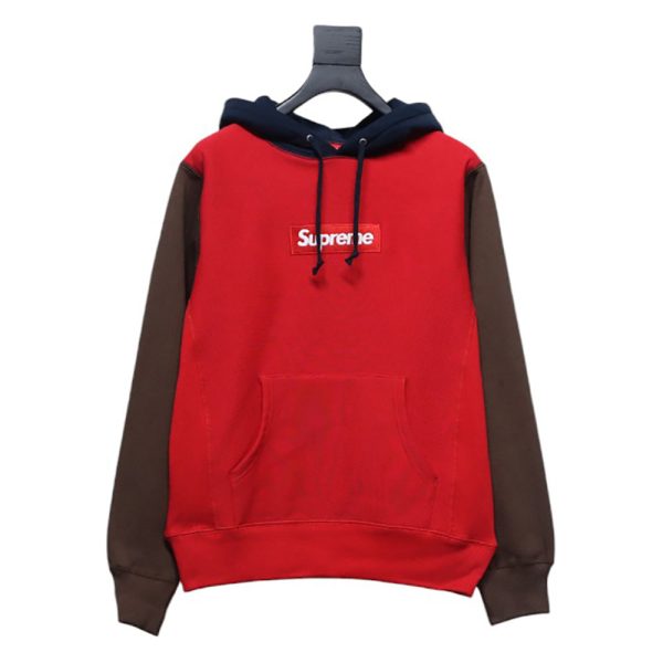 Supreme chest embroidered logo hooded sweatshirt TSK2