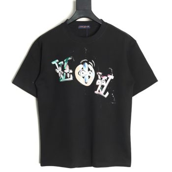 Louis Vuitton chest cartoon short sleeve T-shirt TSK1