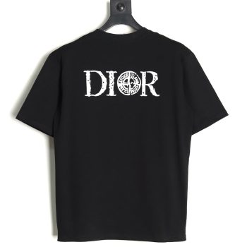 Dior & Stone Island crosshair print short-sleeved T-shirt TSK1